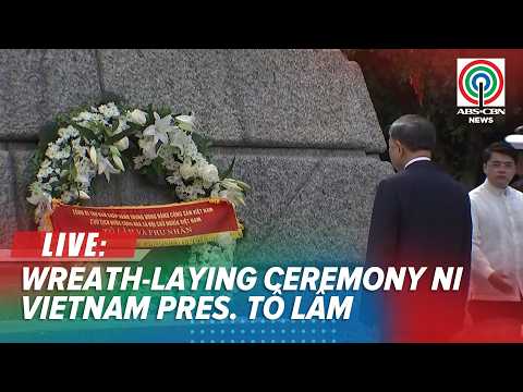 LIVE: Wreath-laying ceremony with Vietnam President Tô Lâm at Rizal Park | June 1, 2026 thumbnail