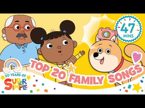 Top 20 Family Songs | Super Simple’s 20th Anniversary! | Super Simple Songs thumbnail