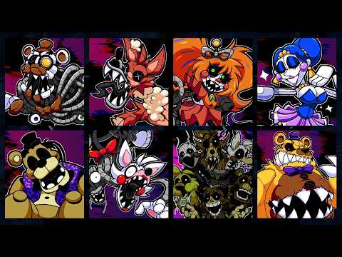 Five Nights at Frickbear's 3 - All Characters & Jumpscares thumbnail