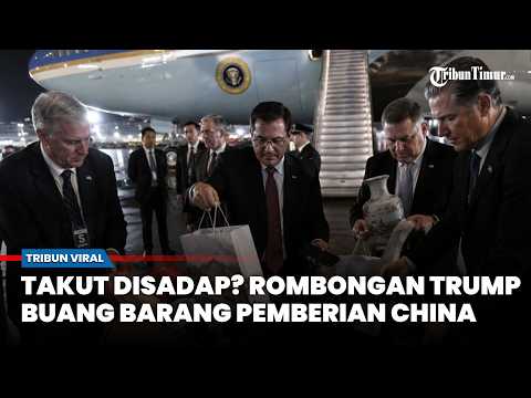 Takut Disadap? Rombongan Delegasi Trump Semua Barang Pemberian China Dibuang Sebelum Pulang thumbnail