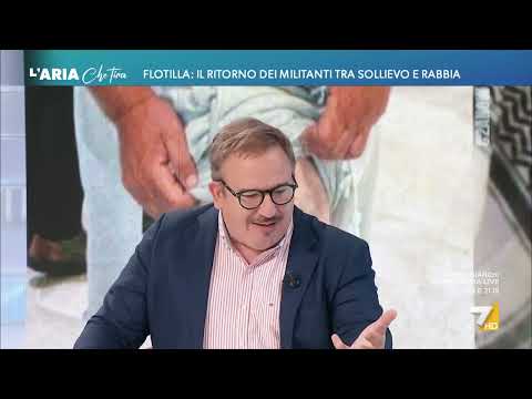 Flotilla, Luca Telese a David Parenzo: "Netanyahu capo dei torturatori, non ti fa schifo vedere ... thumbnail