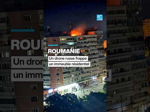Roumanie : un drone russe frappe un immeuble résidentiel • FRANCE 24 thumbnail