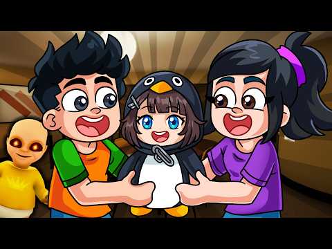 NOS CONVERTIMOS EN PADRES DE GUGU GAGA PENGUIN CON MI NOVIO JONDRES GC | BABY IN YELLOW | ADRI SF thumbnail