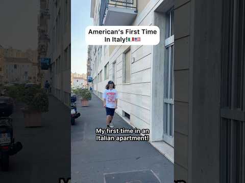 American’s First Time In Italy!😂🇮🇹🇺🇸 #italy #amerircan #italian #usa #comedy #europe thumbnail