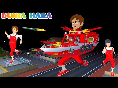 Anomali Yuta Kapal Tempur Raksasa Tembak Peluru Bakar Kota Kena Orang Banyak ? | Dunia Hara thumbnail