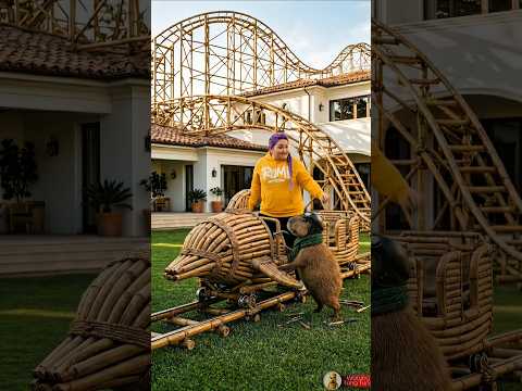 Roller Coaster Bambu Capybara di Sita Rumi Gembrot ? #kapybara thumbnail