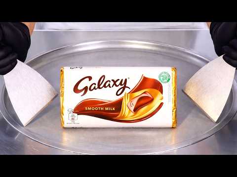 Galaxy Chocolate - Ice Cream Rolls | ASMR thumbnail