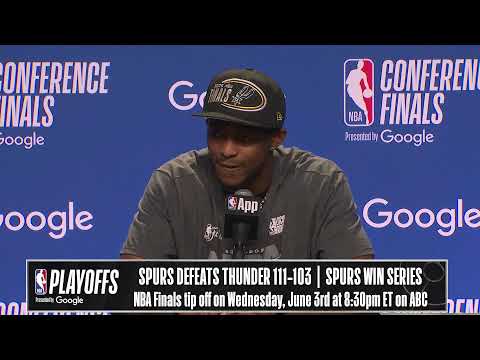San Antonio Spurs vs. Oklahoma City Thunder | Game 7 Postgame Media Availability thumbnail