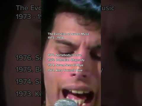 The evolution of Queen music from 1974 to 1978. What's your favourite year? 👑  #queen thumbnail