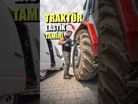 YOL KENARINDA KALAN TRAKTÖR LASTİĞİNİ TAMİR ETTİK thumbnail