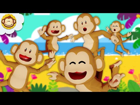 Lagu Anak Indonesia | 🙊 Lima Monyet Kecil Lompat Di Kasur | BaLiTa | Baba Lili Tata thumbnail