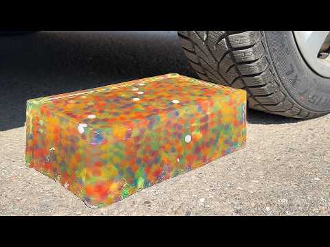 ORBEEZ COCA COLA BALLOON VS CAR, Coca Cola Zero, PowerAde, Fanta, Sprite, Fruko and Mentos Diff Unde thumbnail
