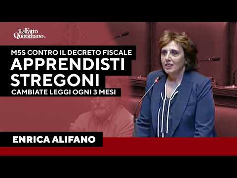 “Procedono come apprendisti stregoni, cambiano le leggi ogni 3 mesi”. Alifano asfalta il governo thumbnail
