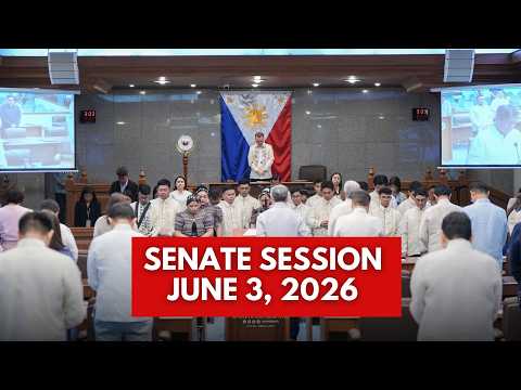 LIVE - Senate session | June 3, 2026 thumbnail