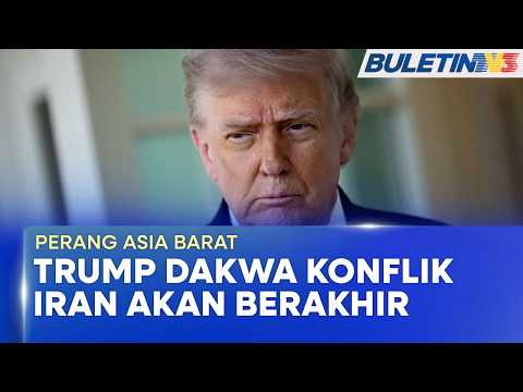 PERANG ASIA BARAT | Trump Dakwa Konflik Iran ‘Akan Tamat Tidak Lama Lagi’ thumbnail