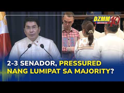 Tulfo: 2-3 senators feel 'pressure' to join majority | (04 June 2026) thumbnail