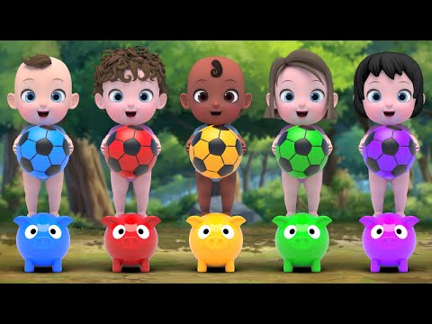 🌈 AO VIVO 🎵 Canção das Bolinhas Coloridas 👶Melhores Canções Infantis | Jardim de Infância | LimeTube thumbnail