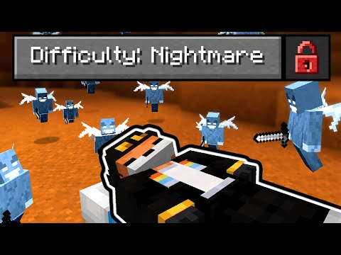 So I made a "nightmare" Difficulty in Minecraft... thumbnail