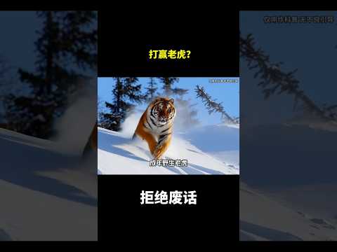 打赢老虎？#冷知识 #涨知识 thumbnail