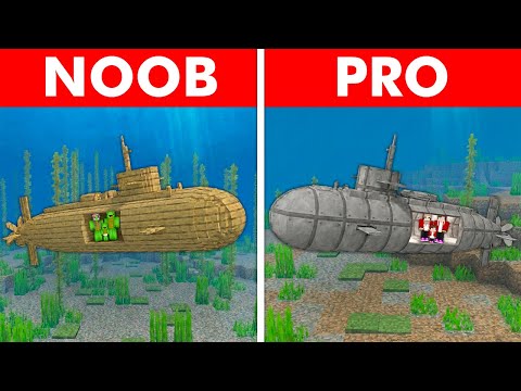初心者 vs. プロ：潜水艦作り対決【まいくら・マインクラフト】 thumbnail