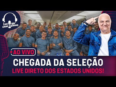 AO VIVO: O BRASIL CHEGOU! TUDO DA PREPARAÇÃO DA SELEÇÃO BRASILEIRA! thumbnail