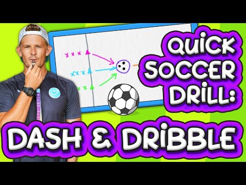Quick soccer drills: Dash & dribble (for ages 5-12) ⚽️ thumbnail