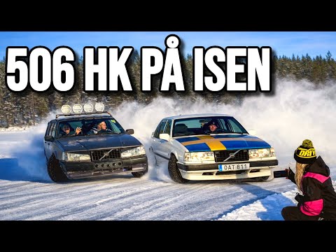 FÖRSTA GÅNGEN PÅ ISEN MED MIN VOLVO 745 TURBO - [VLOGG #818] thumbnail