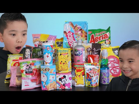 First Time Trying 20 Japanese Snacks CKN thumbnail
