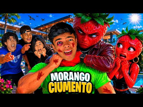 ￼￼O MORANGUDO BATEU NO ESTEVÃO POR CIÚMES DA MORANGUETE!!😰😱 *eles é irmão ou namorado dela? thumbnail