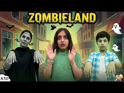 ZOMBIELAND | Ep 830 | Comedy Horror Vlog | Aayu and Pihu Show thumbnail