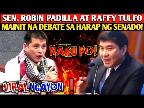Naku po! Robin Padilla at Raffy Tulfo mga senador nagkagulo sa senado! thumbnail