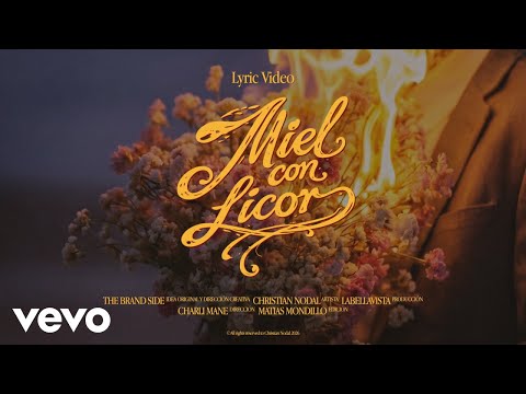 Christian Nodal - Miel Con Licor (Lyric Video) thumbnail