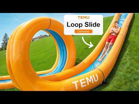 I Tested TEMU Waterslides! thumbnail