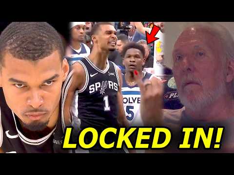 Bawi ni Victor Wembanyama sa Timberwolves, ayaw mapahiya sa harap ng LEGEND coach ng spurs! thumbnail