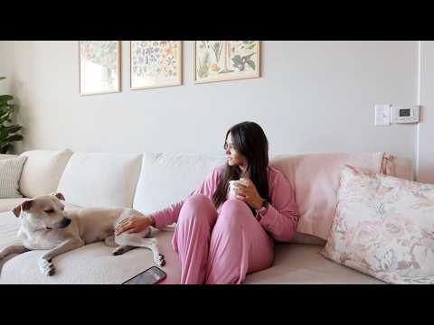 weekend vlog: life with a puppy, realistic days, thrifting for Europe + solo beach day thumbnail