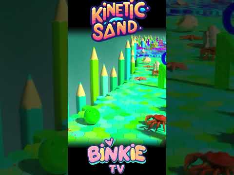 🔠🎳 ABC Race with Kinetic Sand and Bowling Ball | Binkie TV thumbnail