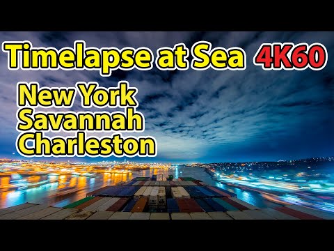 14 Days Timelapse of U.S. East Coast in 10 Minutes, across New York, Charleston, Savannah thumbnail