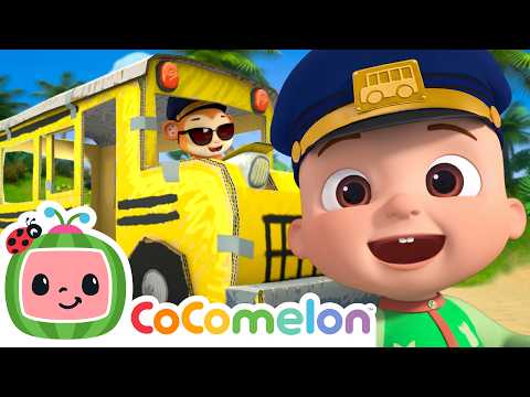 Wheels on the Monkey Bus & Cardboard Bus Ride! 🐵🚍 | CoComelon Nursery Rhymes & Kids Songs thumbnail