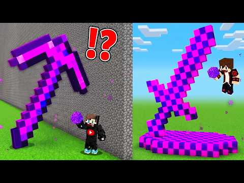 ماين كرافت : بناء سيف الأيرور ضد بناء بيكاكس الأيرور !!؟ 🔥😱 thumbnail
