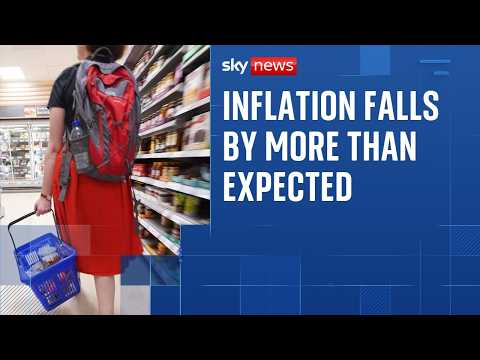 Inflation falls by more than expected thumbnail