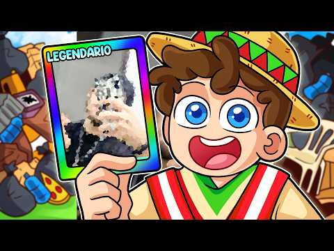 ¡ENCONTRE una CARTA LEGENDARIA con MI CARA! 😲⁉️🗣️ SILVIOGAMER  en un juego de cartas jaja thumbnail