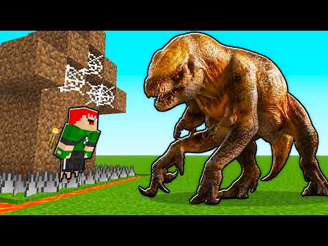 ENGANAMOS O D-REX COM UMA ARMADILHA NOOB NO MINECRAFT!! thumbnail