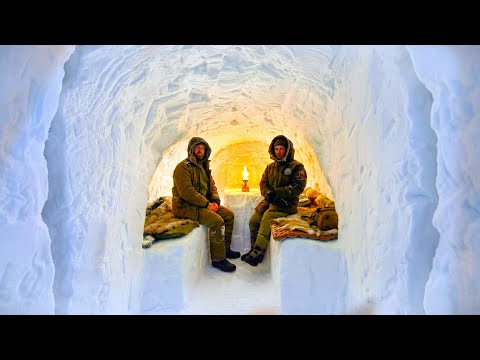 СНЕЖНОЕ УКРЫТИЕ ПРОТИВ БУРАНА и МОРОЗА | ВЫЖИТЬ ПОД СНЕГОМ В ГОРАХ  thumbnail
