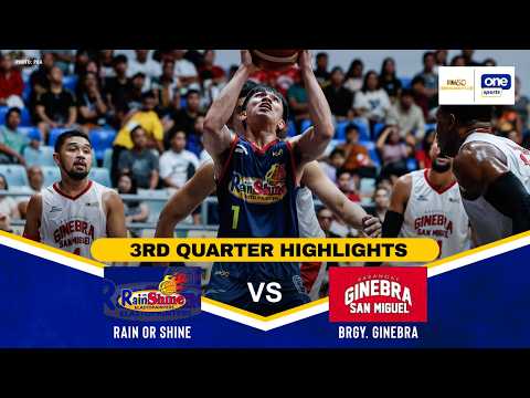 RAIN OR SHINE vs BRGY GINEBRA | 3RD QUARTER HIGHLIGHTS | PBA SEASON 50 COMMISSIONER’S CUP SEMIS thumbnail