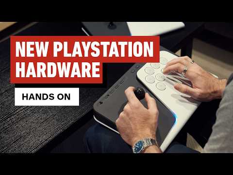 Hands On With PlayStation's New Fight Stick, Gaming Monitor, & Speakers thumbnail