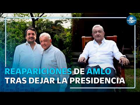 Estas son las veces que AMLO ha reaparecido tras dejar la Presidencia thumbnail