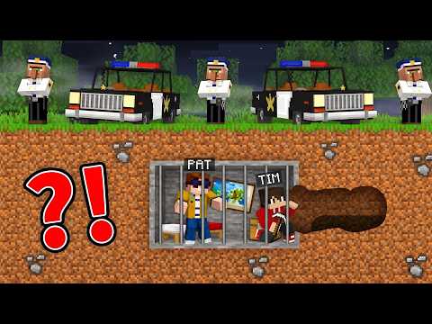 PAT FLÜCHTET aus einem UNTERGRUND GEFÄNGNIS! (Minecraft) thumbnail