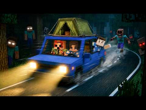 GECE 3'TE ANOMALİ ORMANINDA KAMP YAPTIK - Minecraft thumbnail