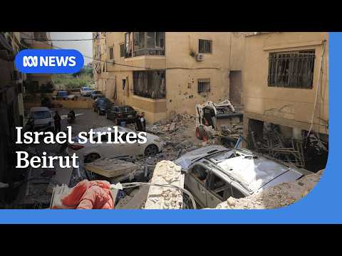 Israel strikes Beirut ahead of peace talks in Washington | ABC NEWS thumbnail