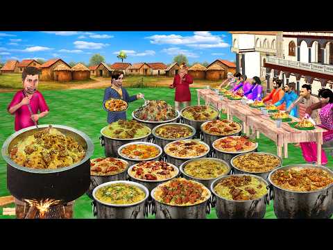 Shaadi Ka Khana Biryani Indian Wedding Food Chicken Mutton Hindi Kahani Moral Stories Comedy Video thumbnail